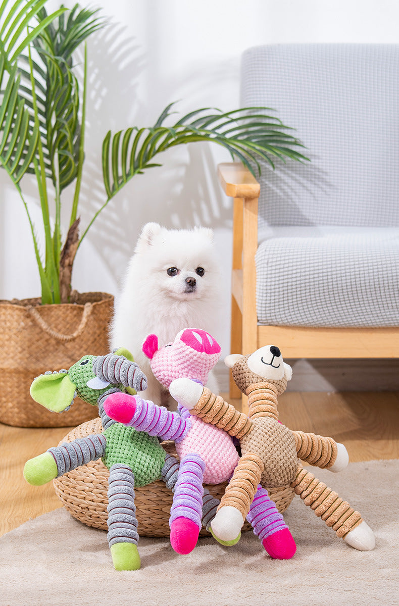 Durable Plush Squeaky Pet Toys