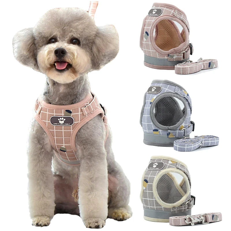Checkered Pet harness
