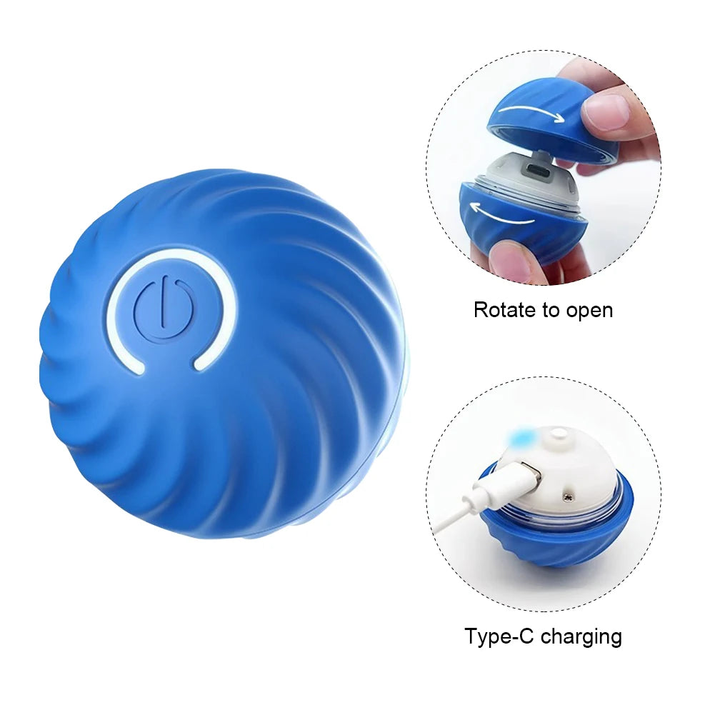 Interactive Automatic Pet Toy Ball