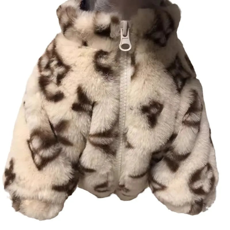 The Faux Louis Vuitton Dog Jacket – For the Pooch with Posh Taste