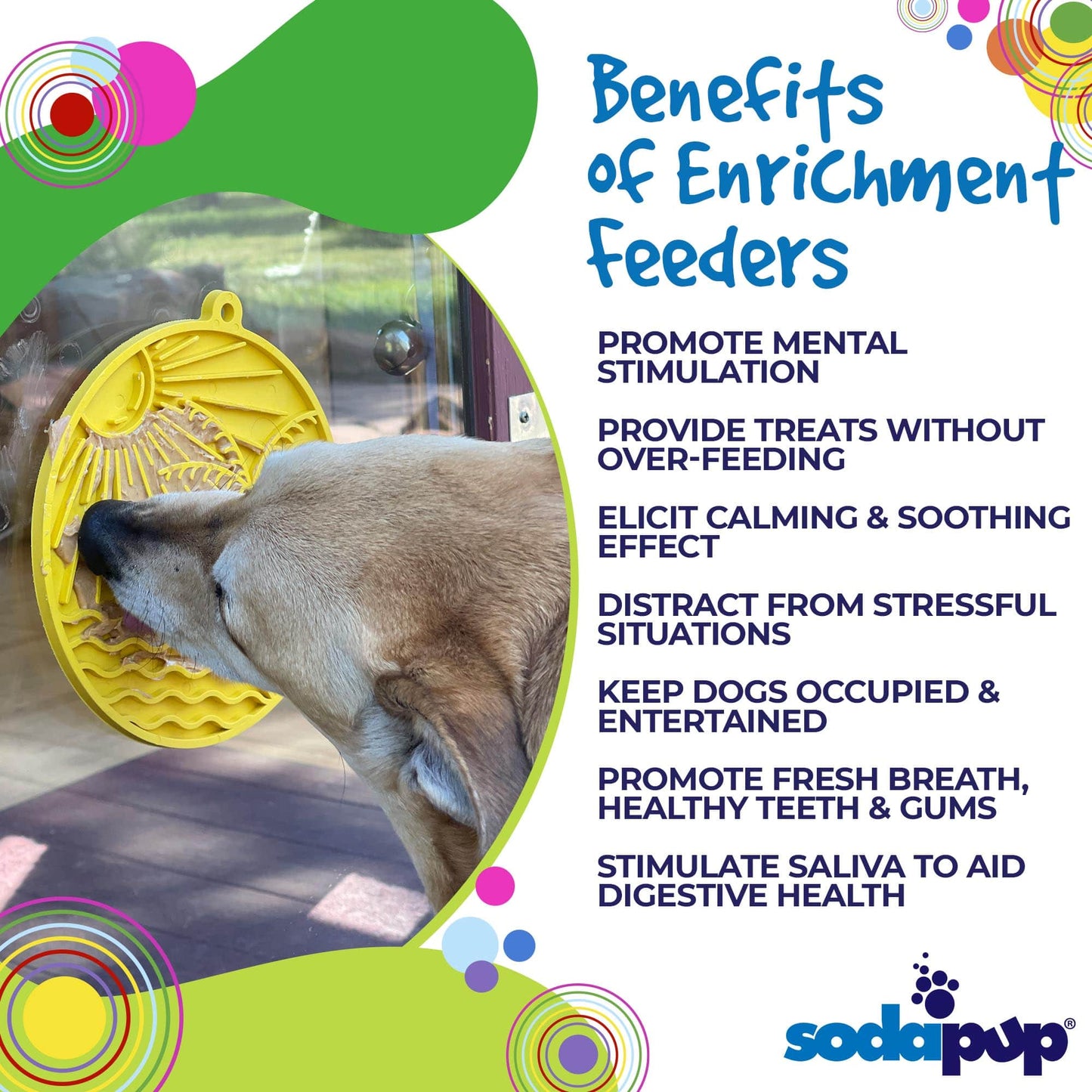 Sun n' Sea eMat Enrichment Lick Mat With Suction Cups: Yellow