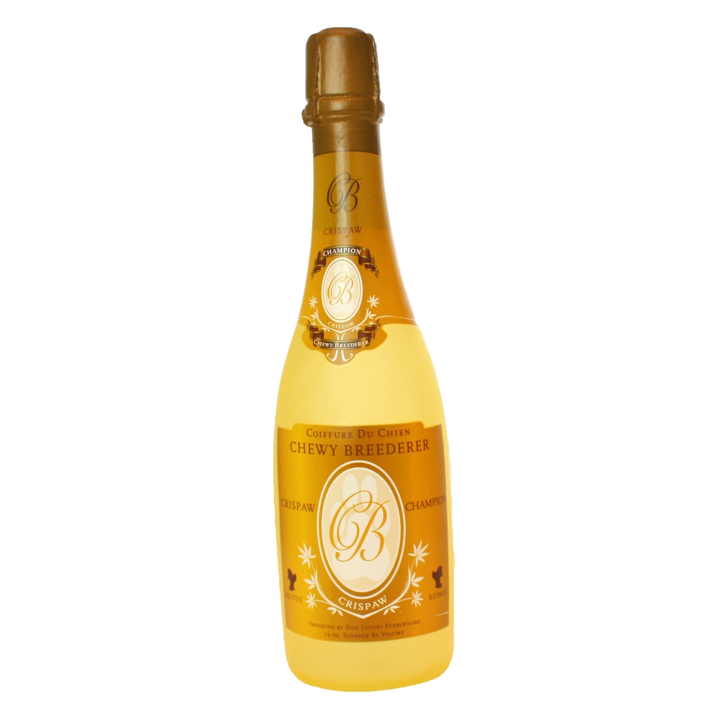 Silly Squeaker Wine Bottle Crispaw, Squeaky Novelty Dog Toy