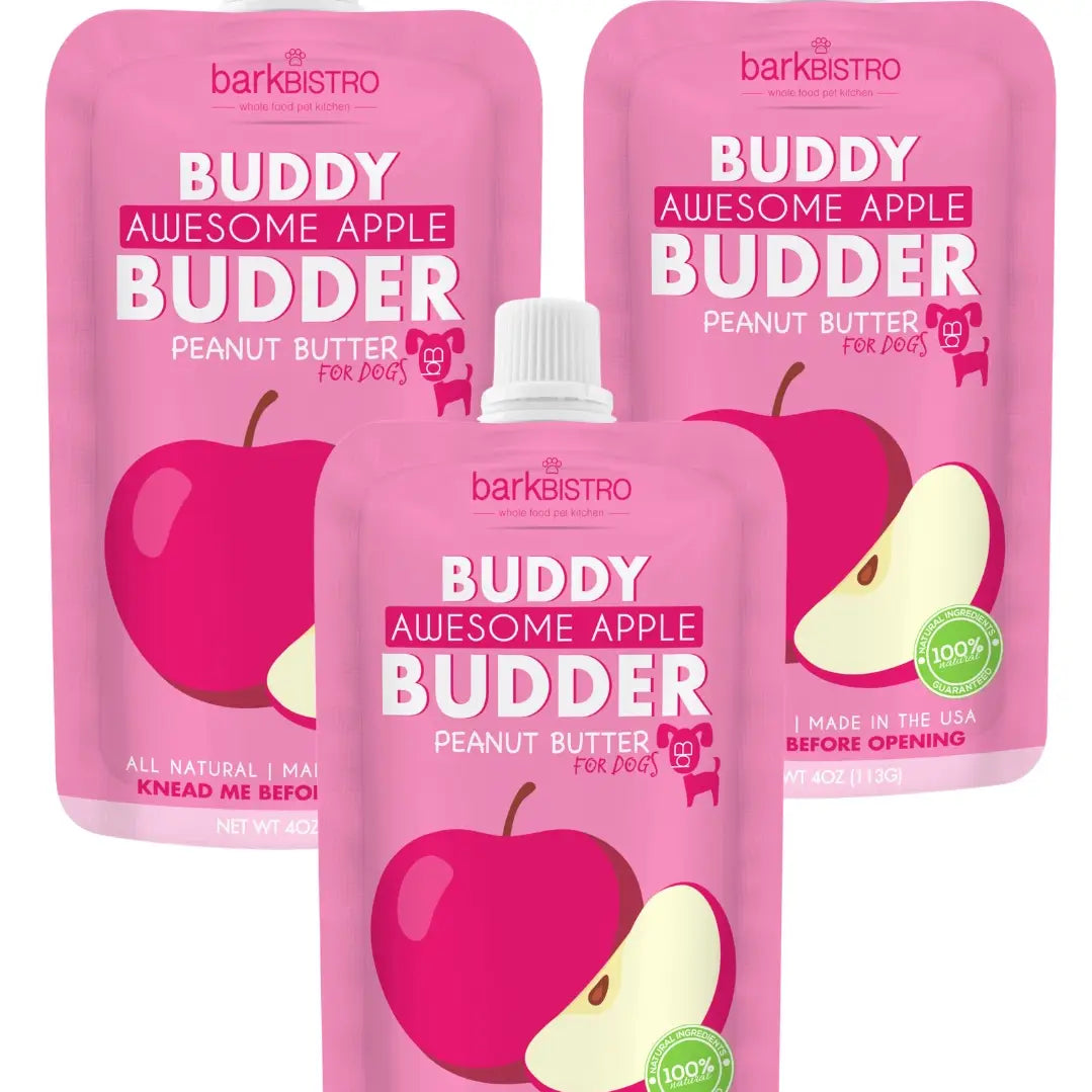 Healthy Dog Peanut Butter APPLE- ONE Squeeze pack
