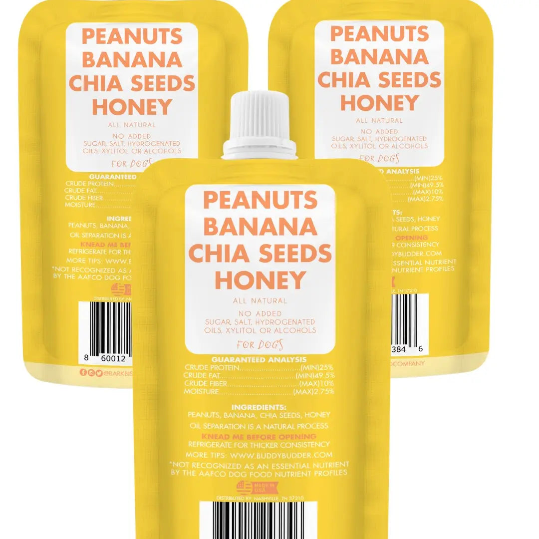 Healthy Dog Peanut Butter BANANA Squeeze -One pack
