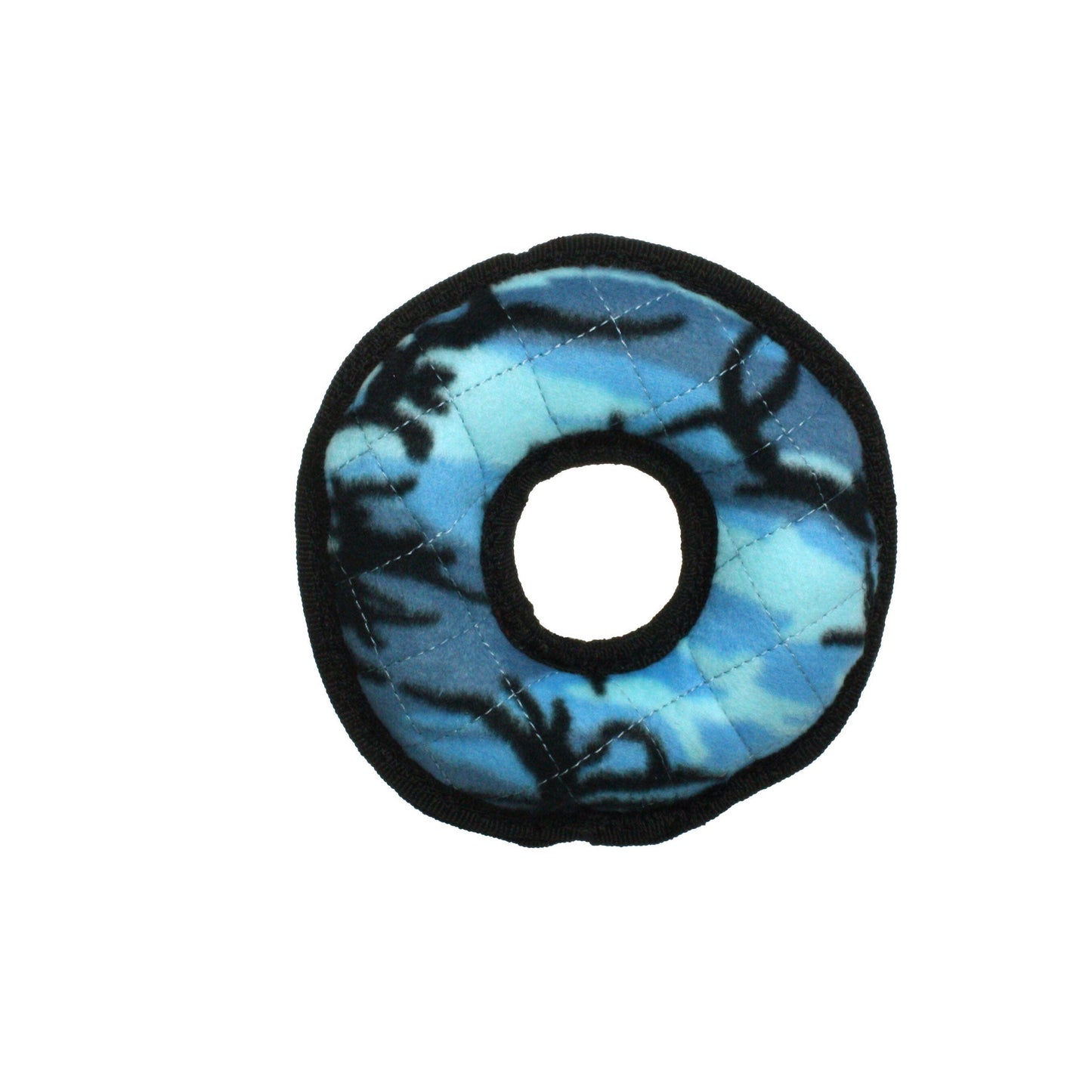 Tuffy Jr Ring - Camo Blue, Durable, Squeaky Dog Toy