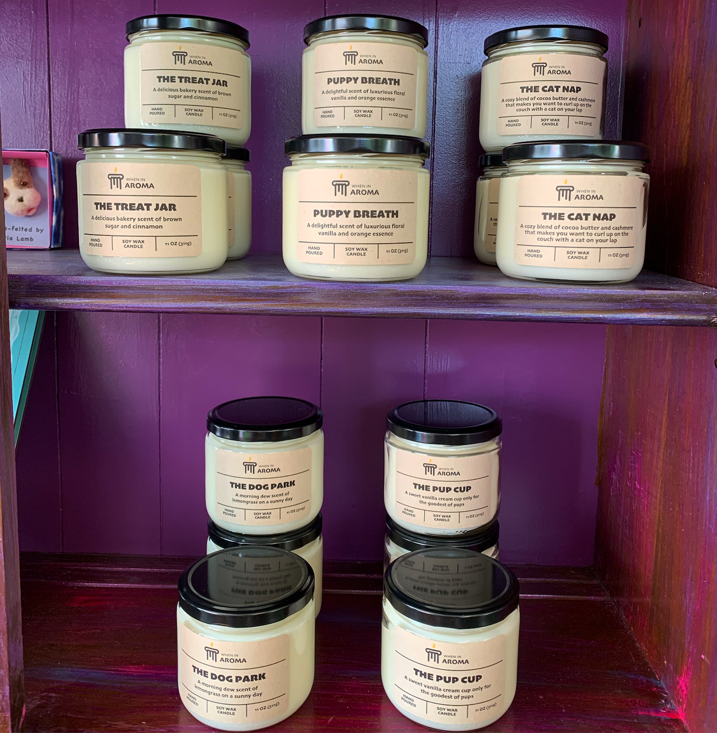 Puppy Breath Soy Candle - Pet Shop Candle: 11 oz