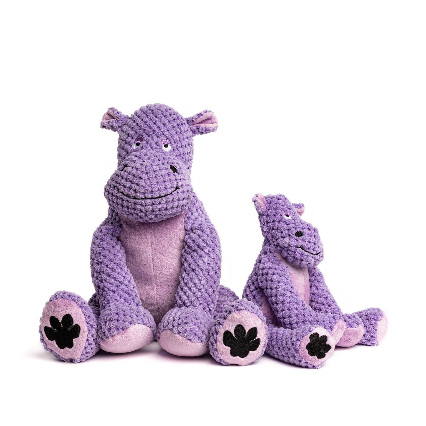 Floppy Hippo Plush Dog Toy: Small 9"