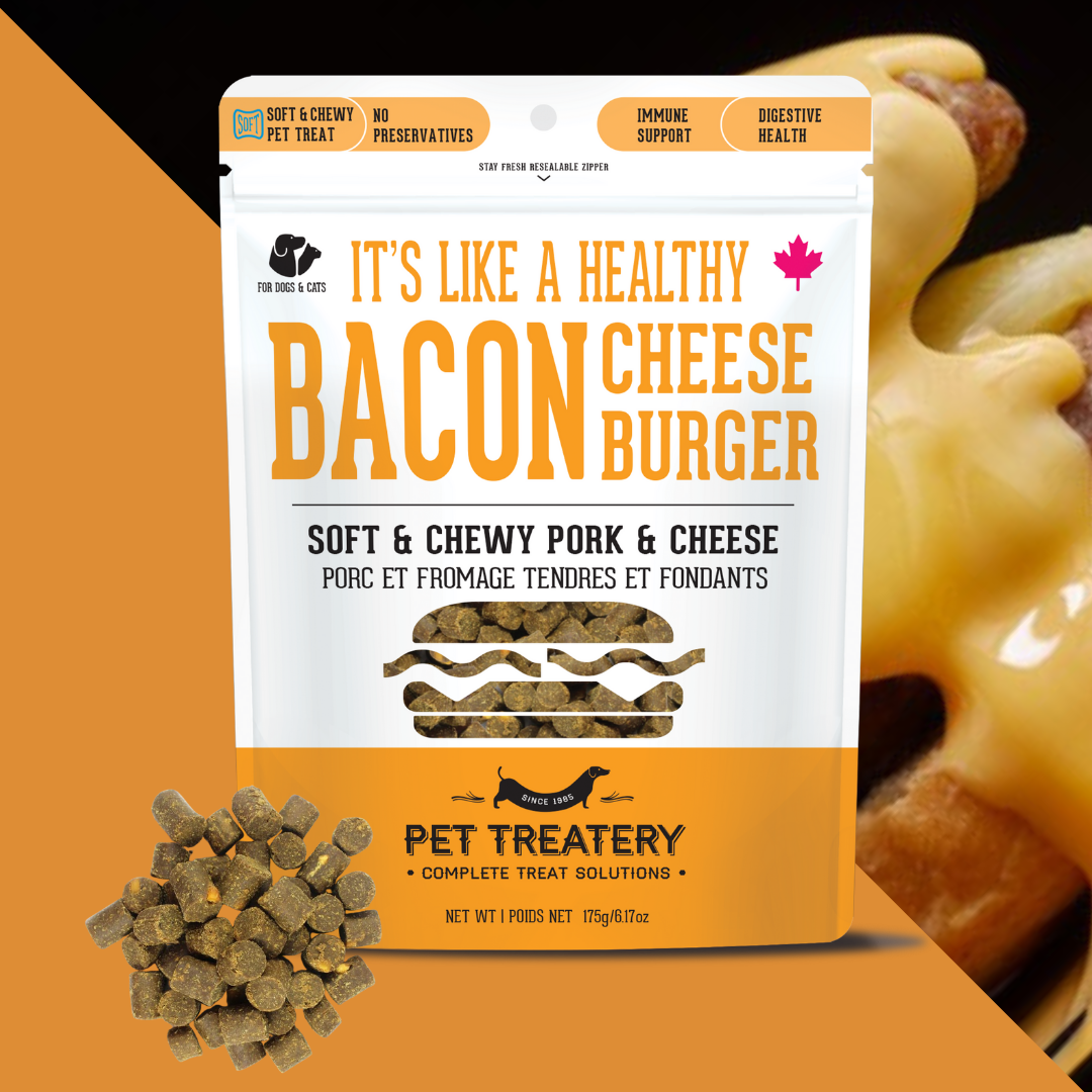 NEW!! Pork & Cheese Soft Dog Treats: For Puppies and Seniors