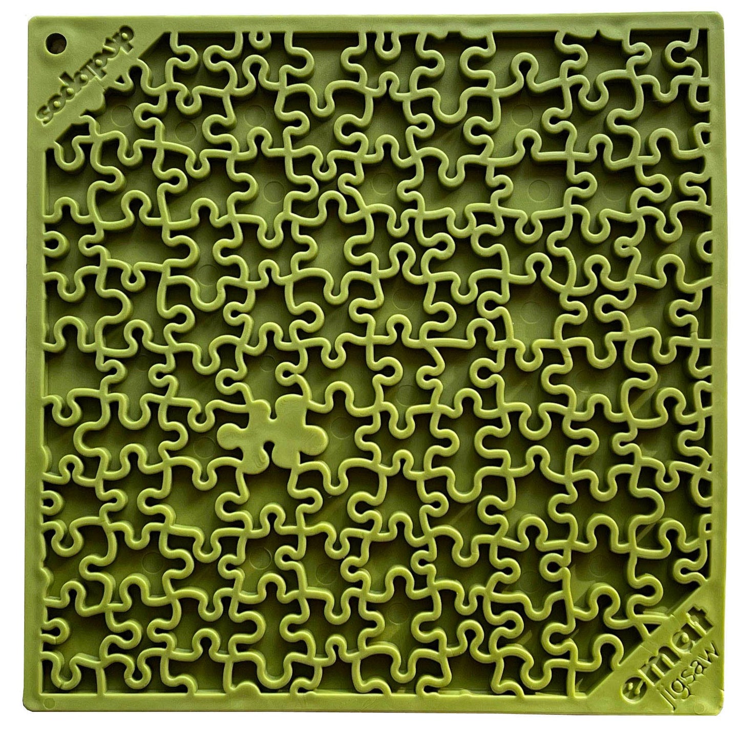 Jigsaw Design Emat Enrichment Licking Mat: Pink