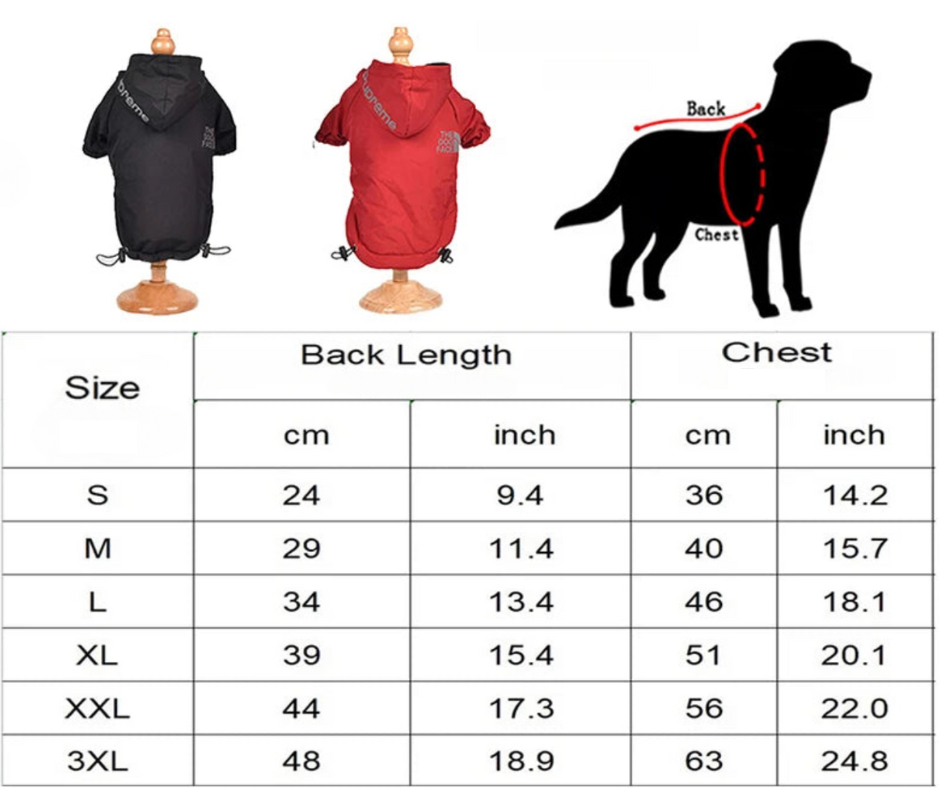Waterproof The Dog Face