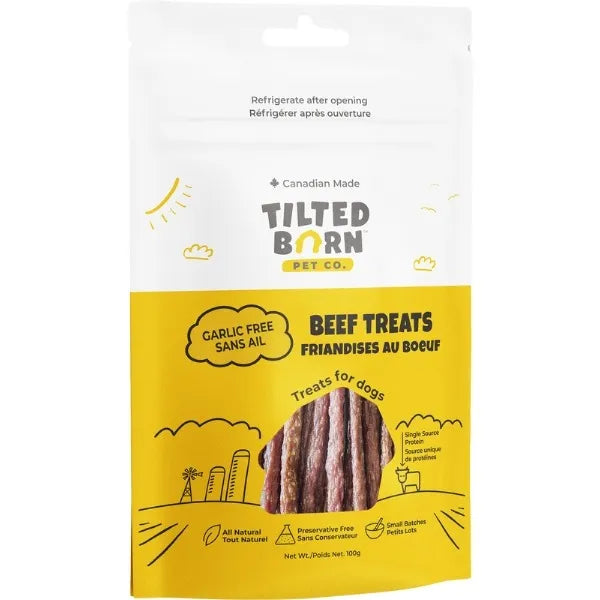 Tilted Barn Garlic Free Beef Dog Treats