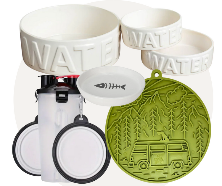 Bowls, Feeders, Lickmats