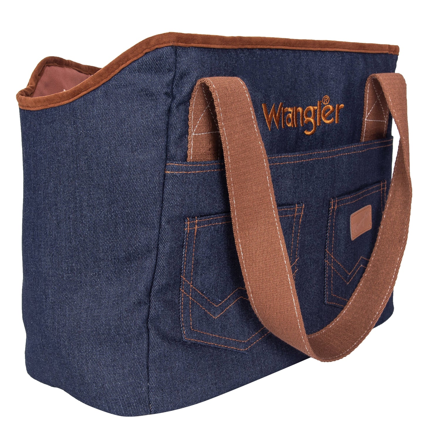 Wrangler Tote Pet Carrier Dark Blue