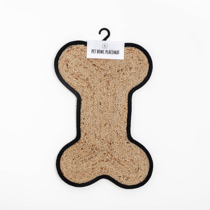 Loxley Pet Placemat - Stylish and Functional - Black Edge