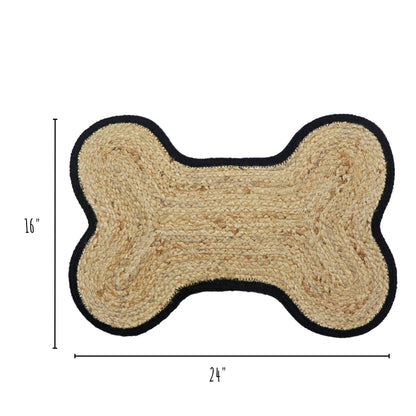 Loxley Pet Placemat - Stylish and Functional - Black Edge