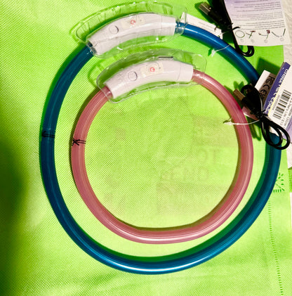 USB Rechargeable Glow Collar