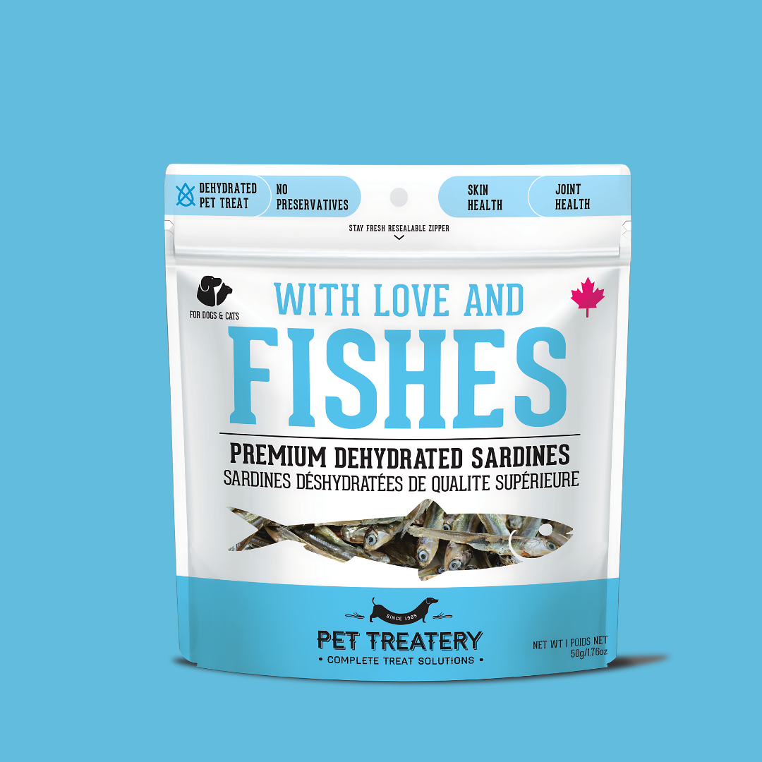 NEW!! Sardines Dehydrated Pet Treats: High-Protein & Natural 90g