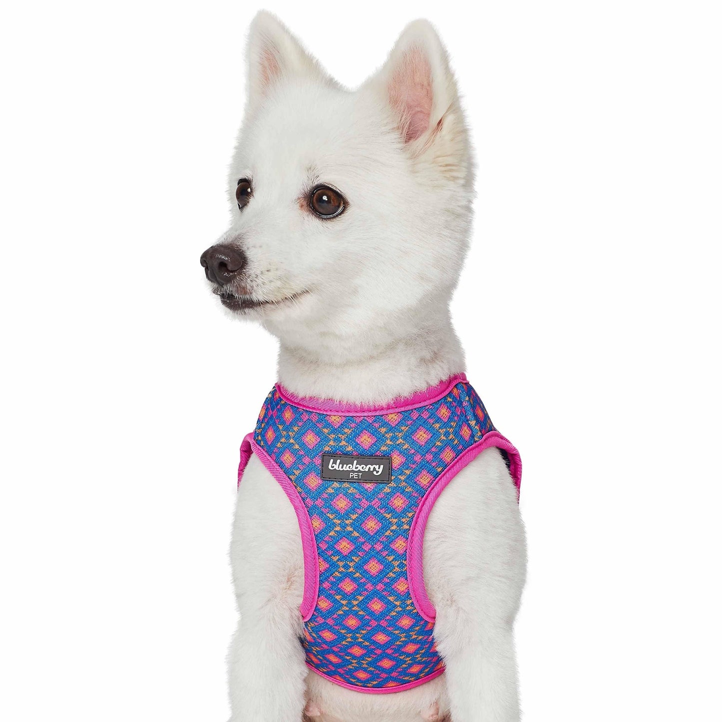 Southwestern Tribal Dog Harness Pink