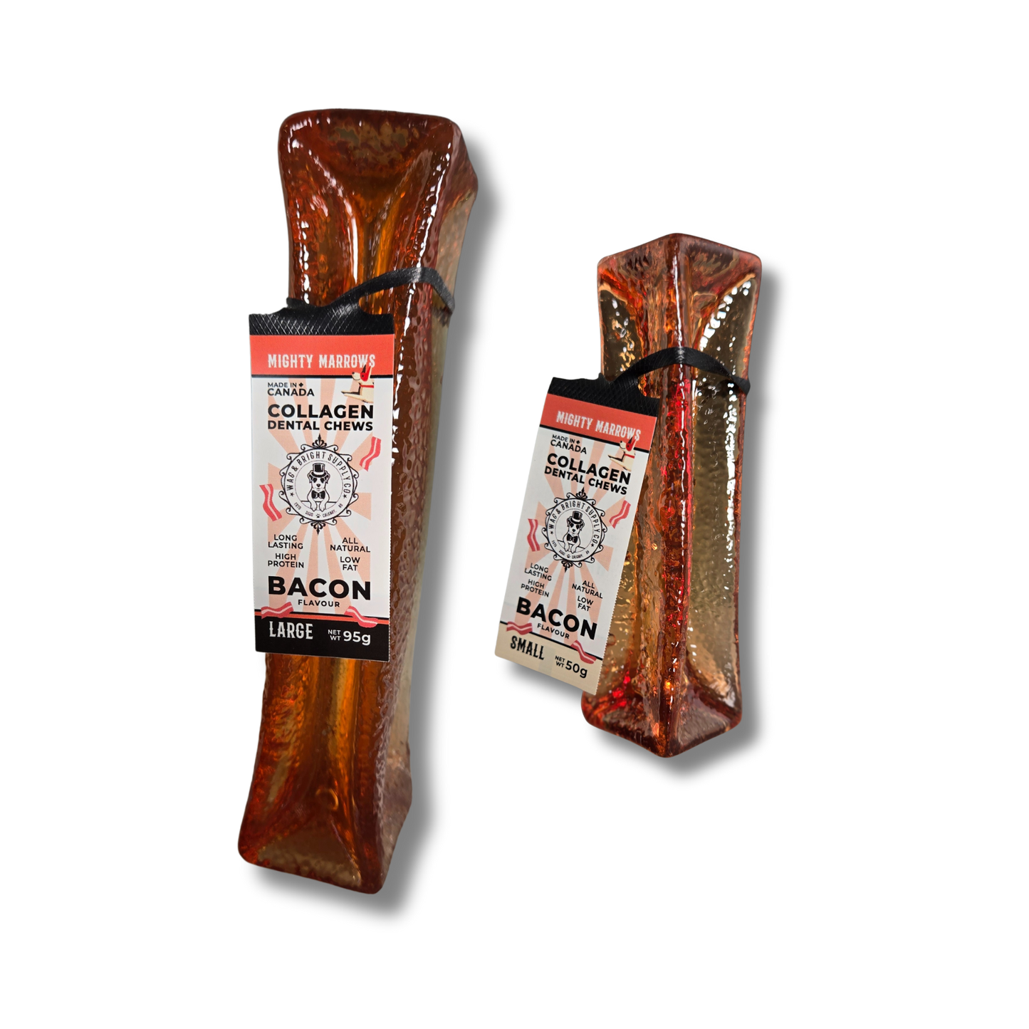 Bacon Collagen Dental Chew 2 Sizes