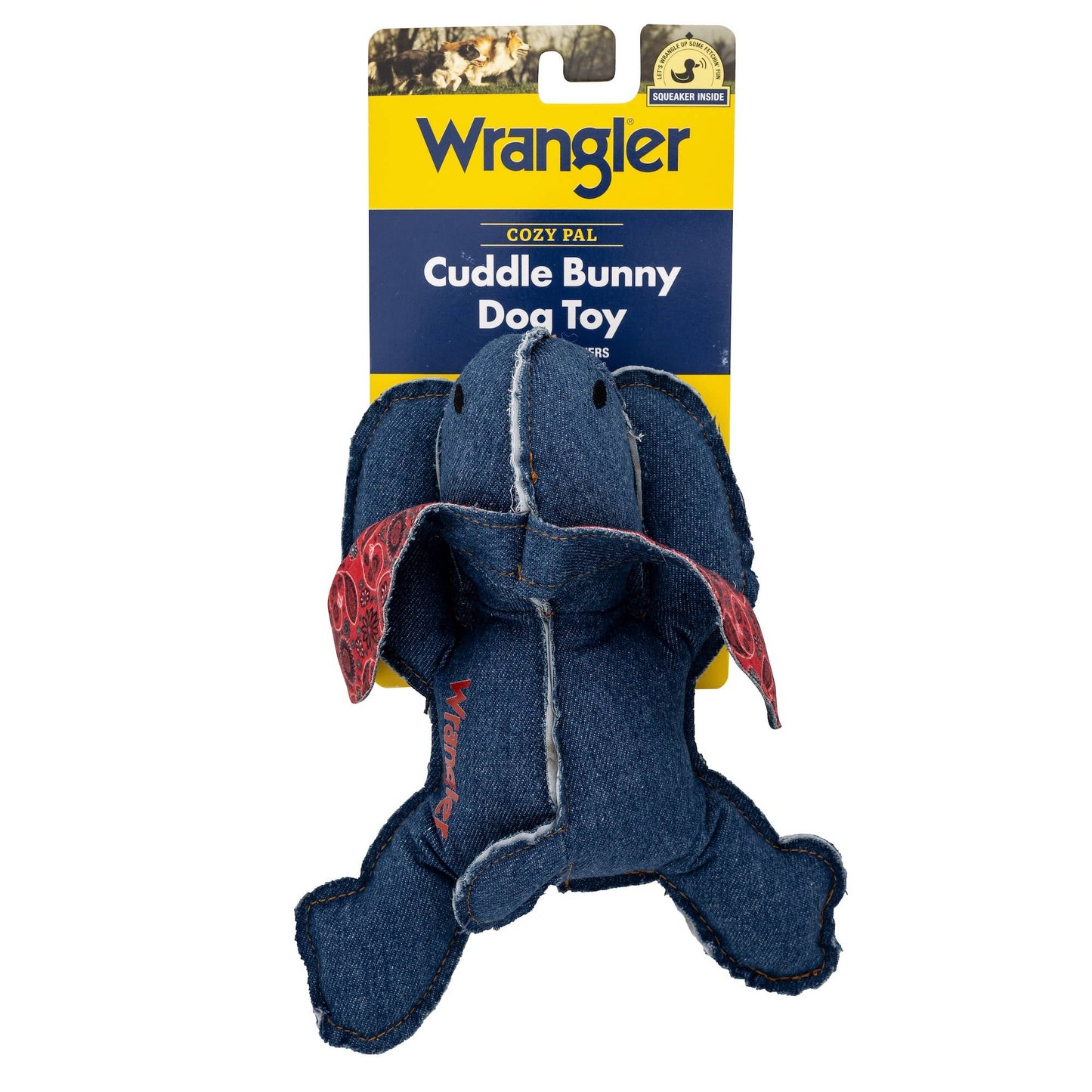 Wrangler Bunny Denim Plush Toy