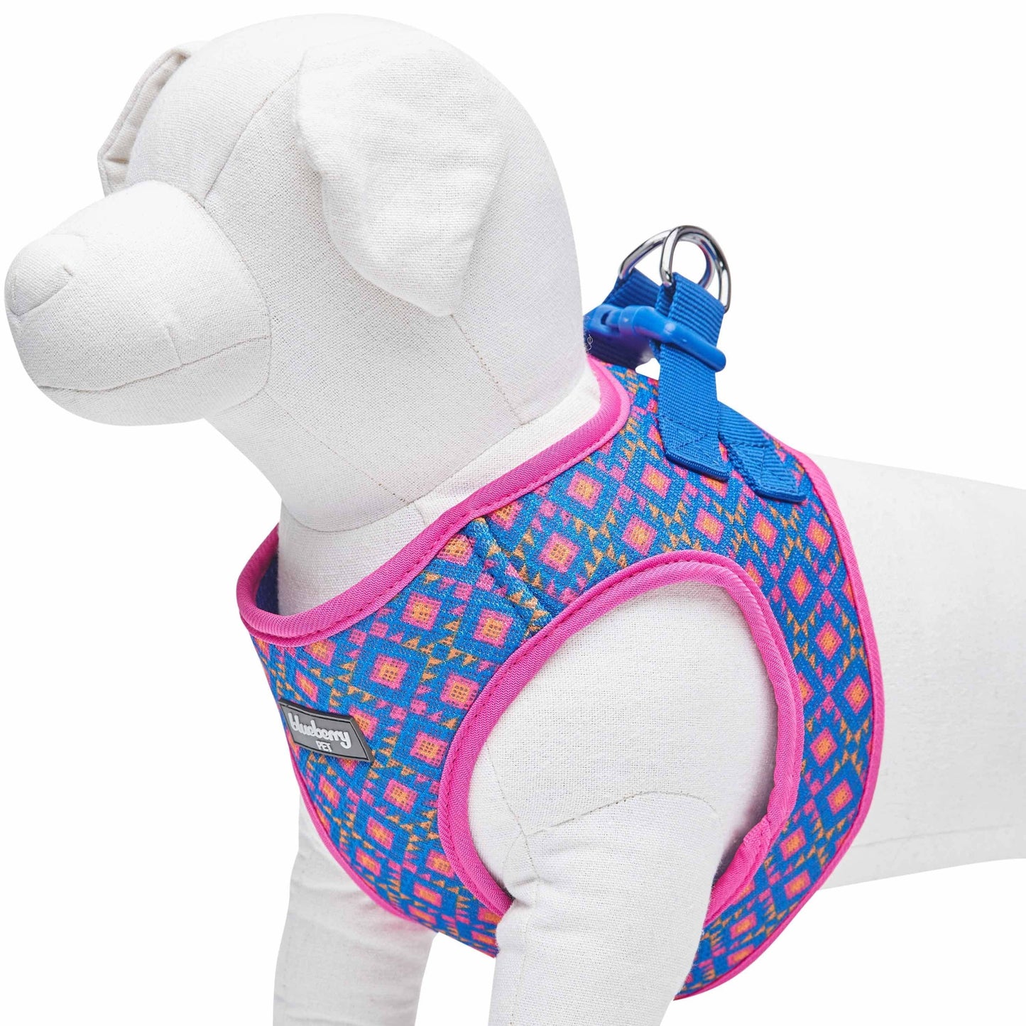 Southwestern Tribal Dog Harness Pink
