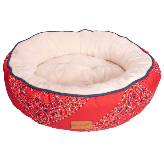 Wrangler Red Bandana Cuddler Bed