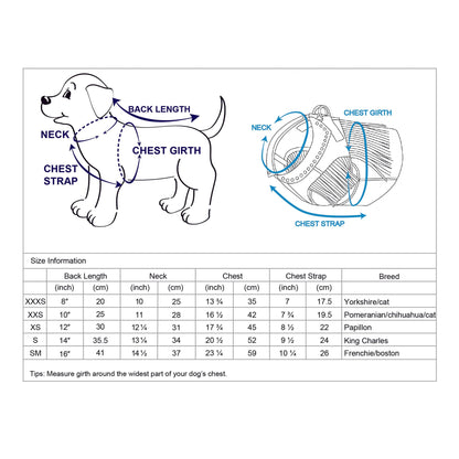 Fringed Dog Harness/Jacket
