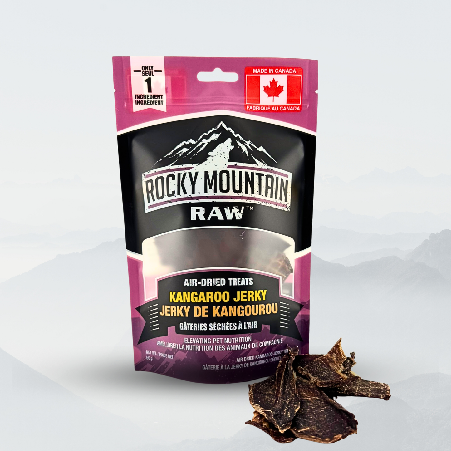 Air-Dried Kangaroo Jerky 50g