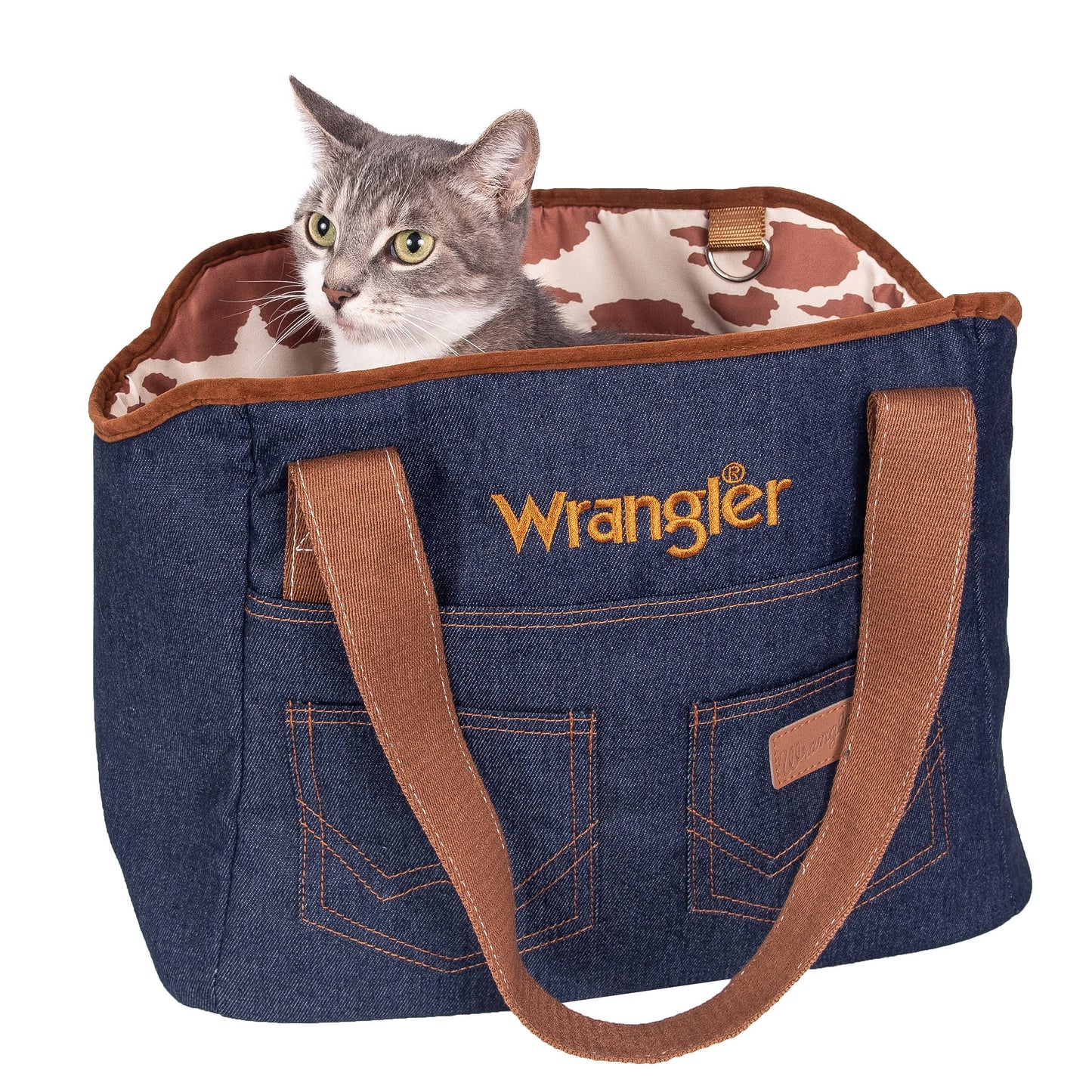 Wrangler Tote Pet Carrier Dark Blue
