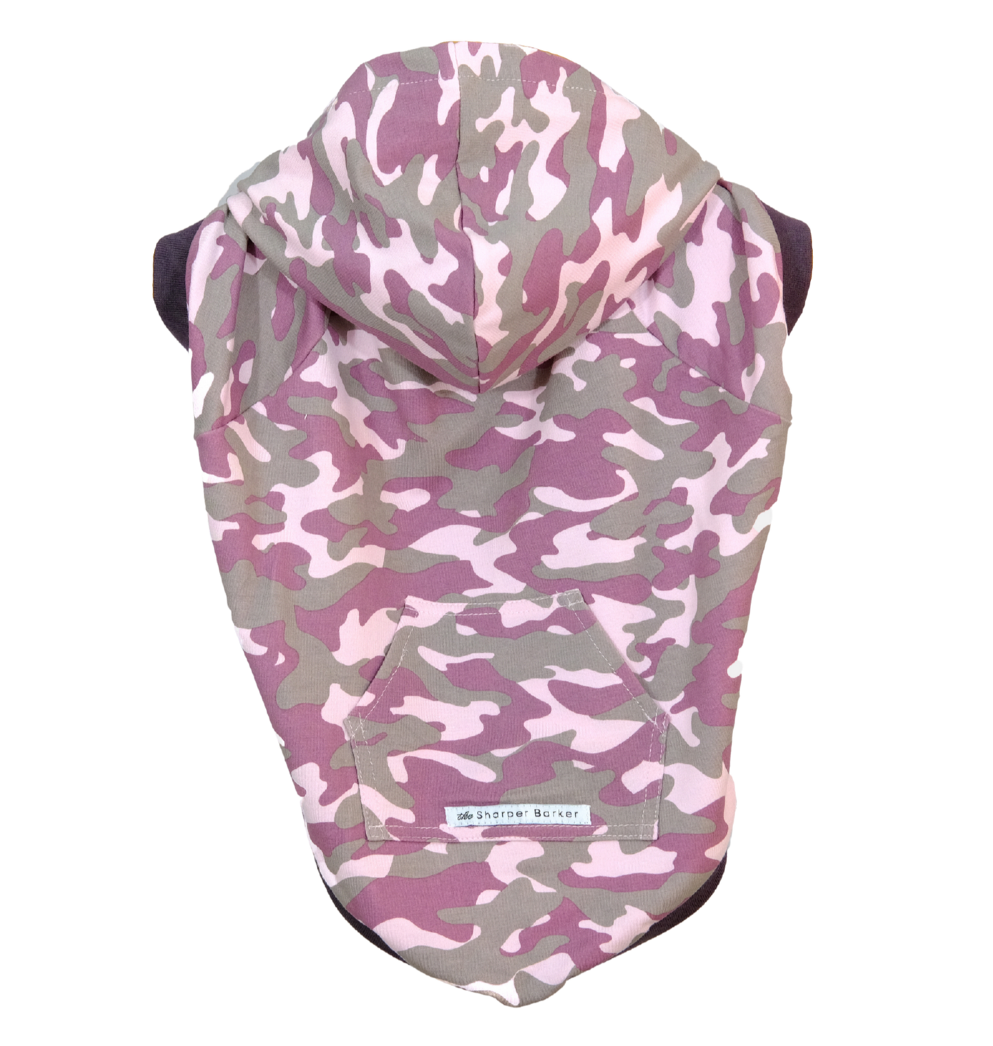 Bamboo Dog Hoodie - Pink Camouflage