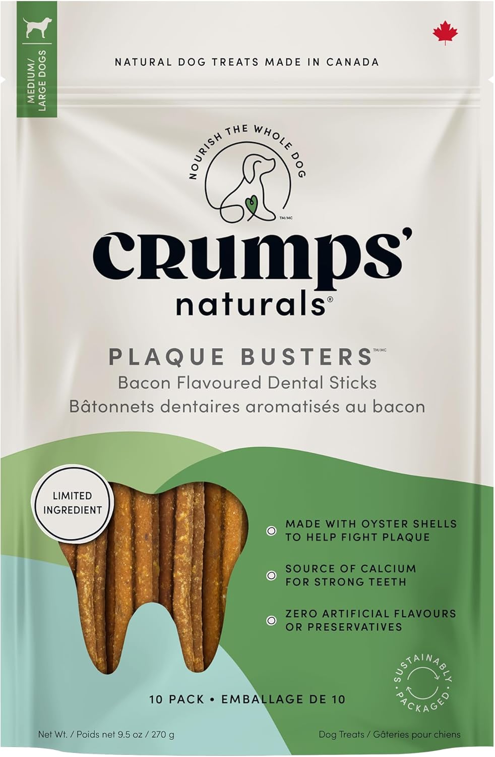 Crumps Naturals Plaque Busters Advanced -9.5oz