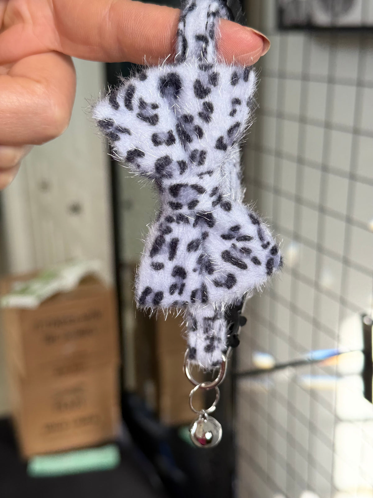 Leopard Luxe Bowtie Collar