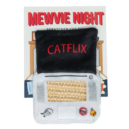 Mewvie Night Catnip Laptop Scratcher