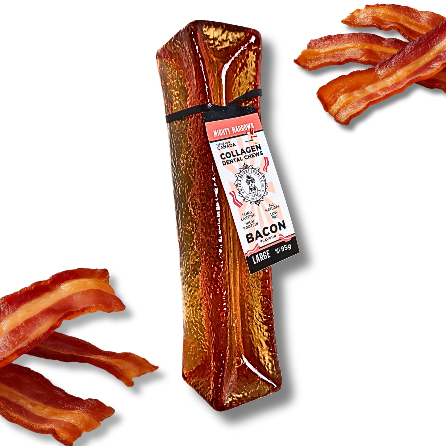 Bacon Collagen Dental Chew 2 Sizes