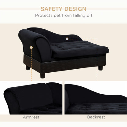 Black Chaise Lounge