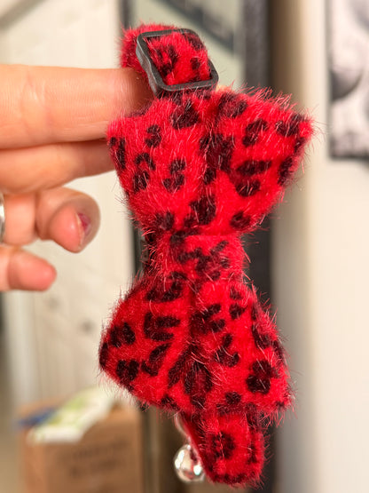 Leopard Luxe Bowtie Collar