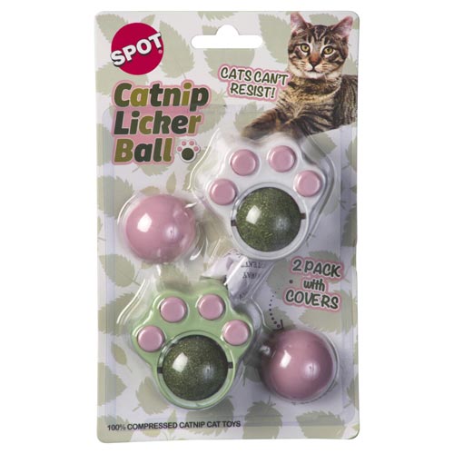 Catnip Licker Ball 2pk