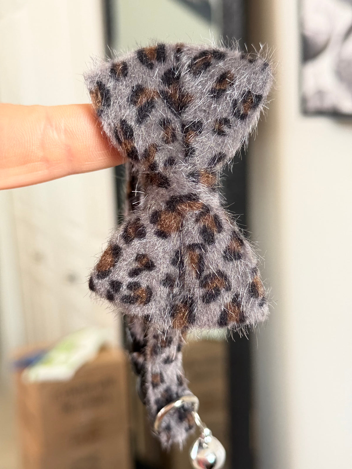 Leopard Luxe Bowtie Collar