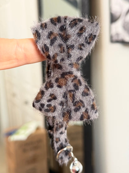 Leopard Luxe Bowtie Collar