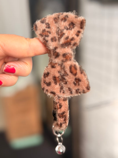 Leopard Luxe Bowtie Collar