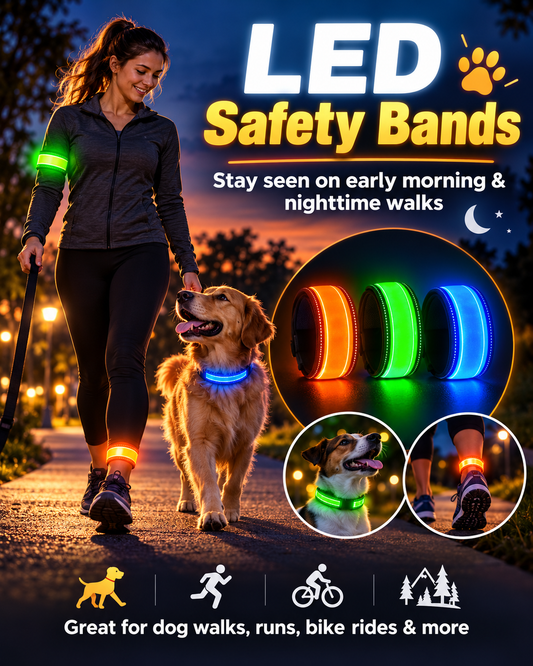 2-Pack LED Safety Bands!