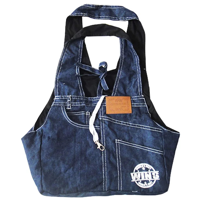 Hands-Free Denim Pet Carrier Sling