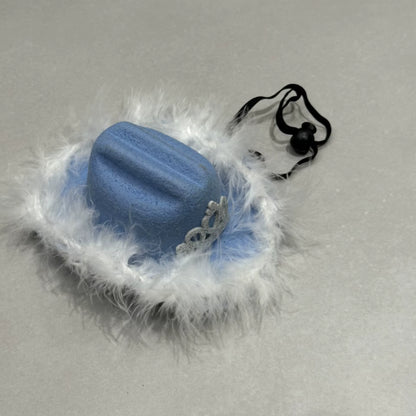 Feather Crown Cowboy/girl hat