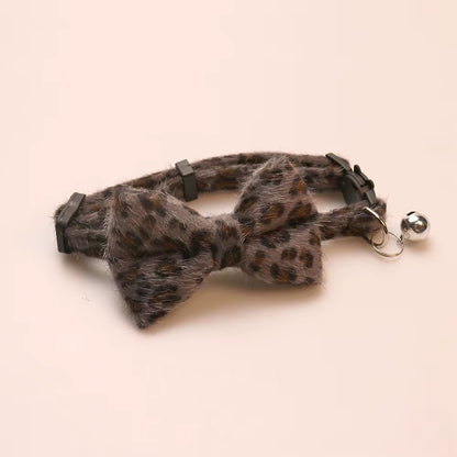 Leopard Luxe Bowtie Collar