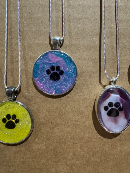 Paw necklace