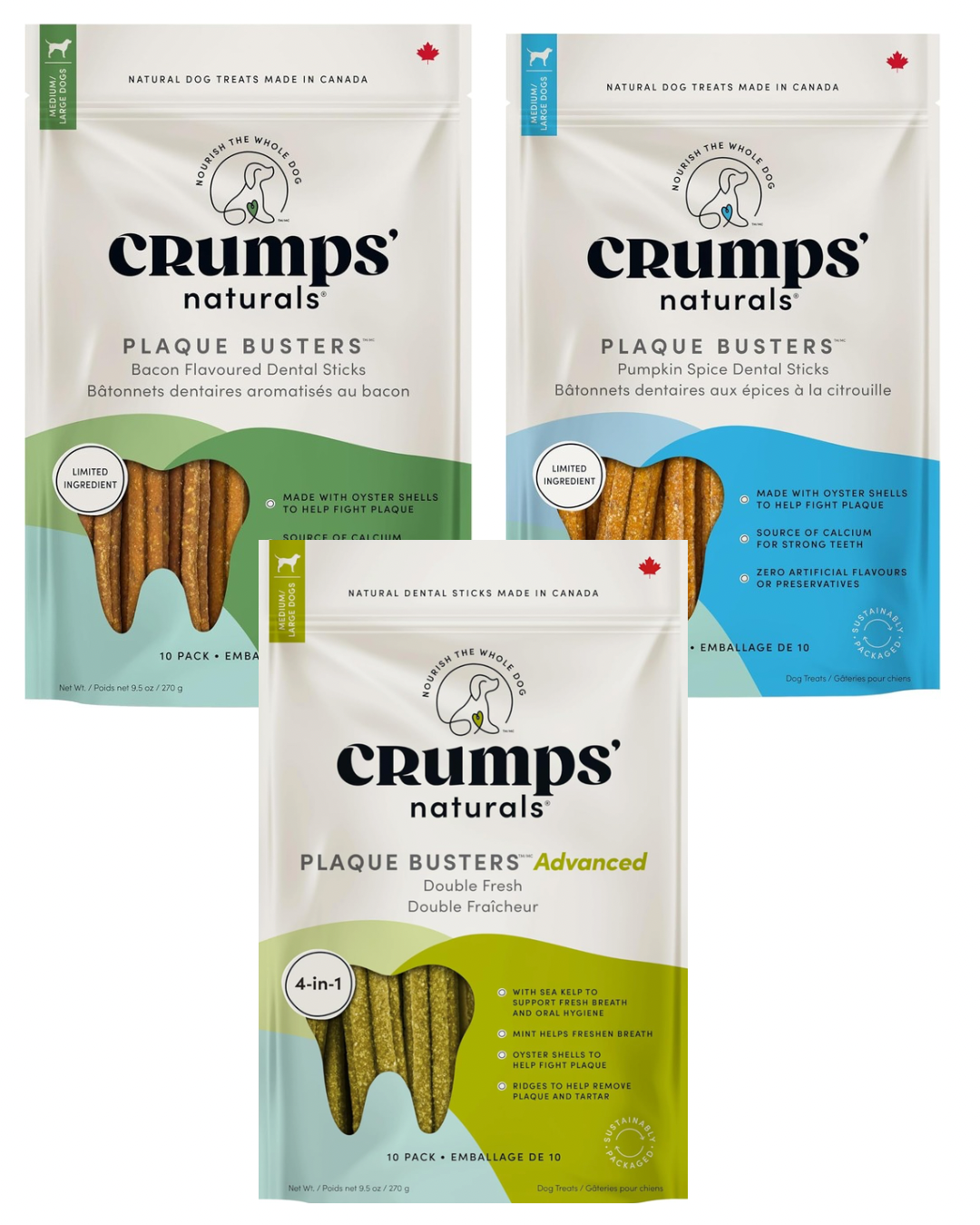 Crumps Naturals Plaque Busters Advanced -9.5oz