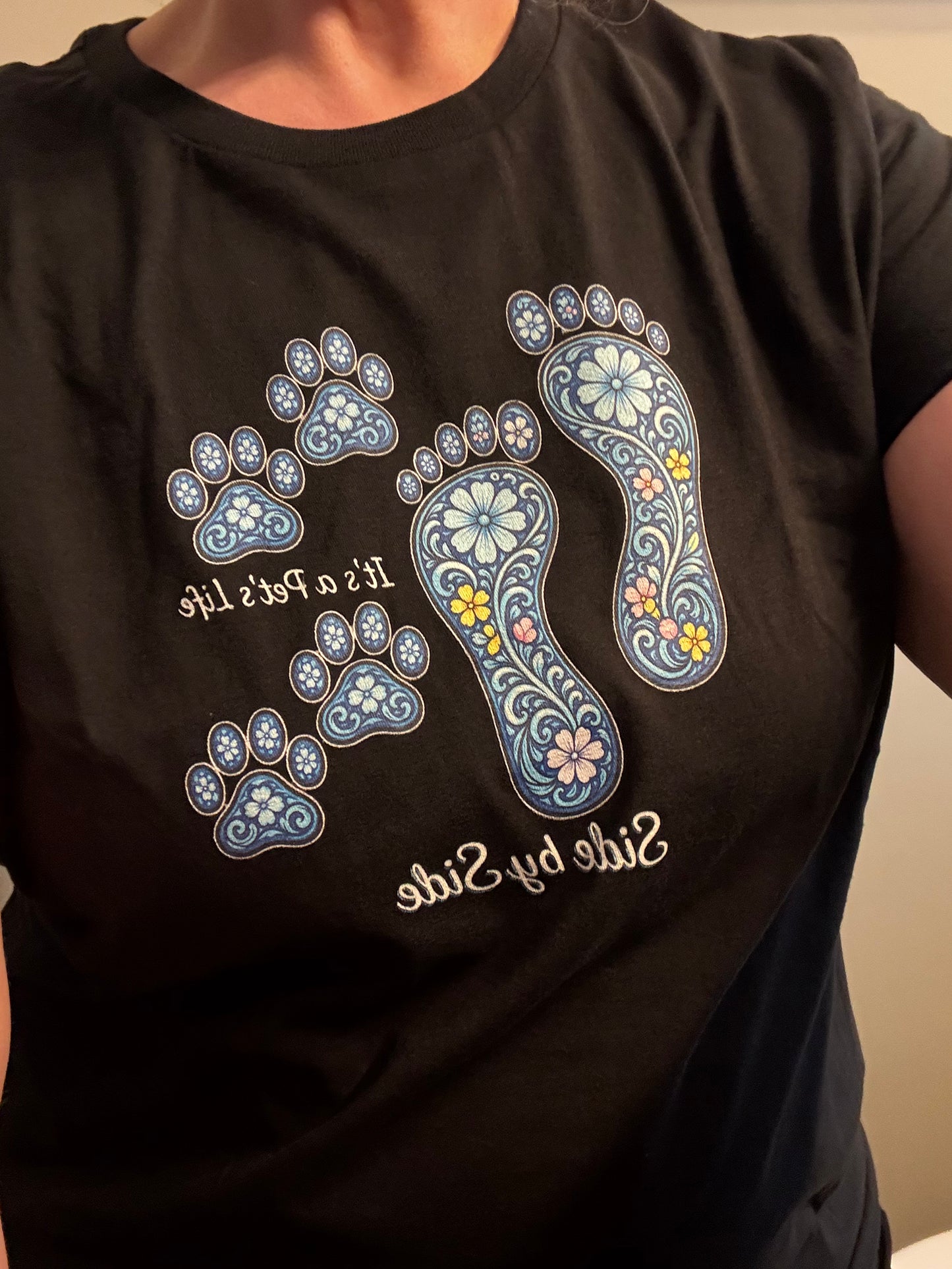 Side by Side Womans T-shirt