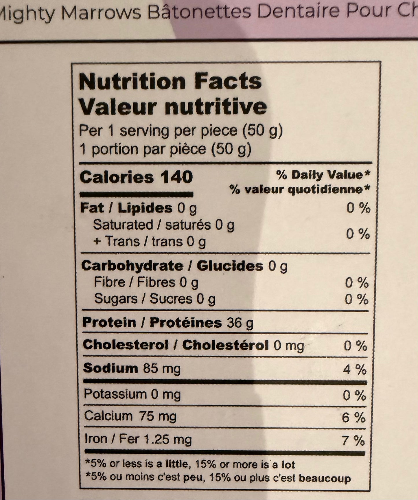 Mighty Marrows Collagen Dental Chew 3 Sizes