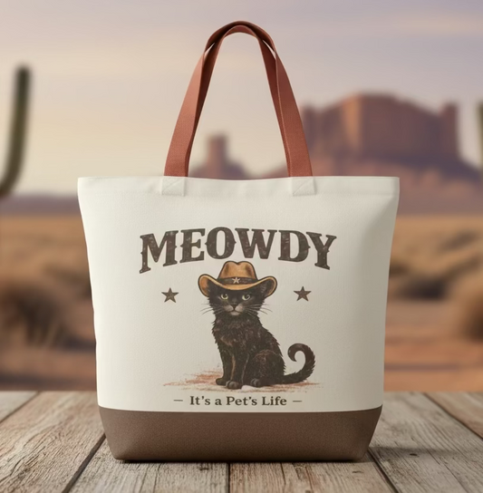 Meowdy Tote Bag