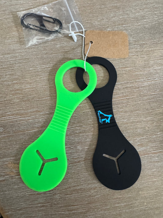 Hands free, Silicone Dog Poop Bag Holder with Leash Clip